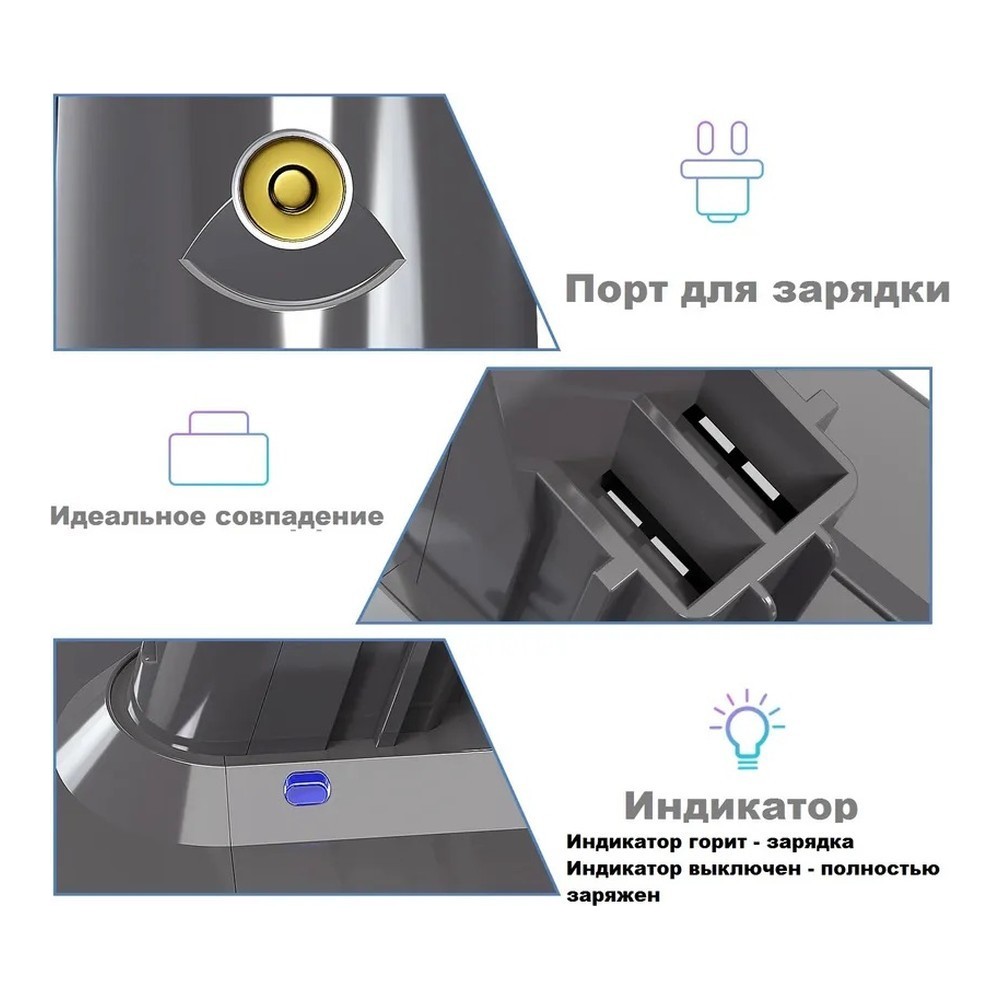 Пылесос Dyson V8 Advanced SV25 Yelow/Nikel