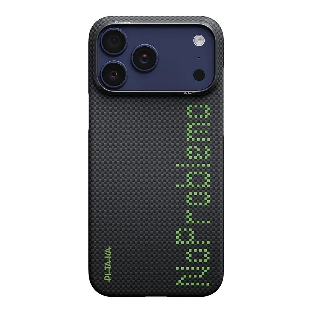 Чехол Pitaka Ultra-Slim Case для iPhone 17 Pro (Black/Gray)