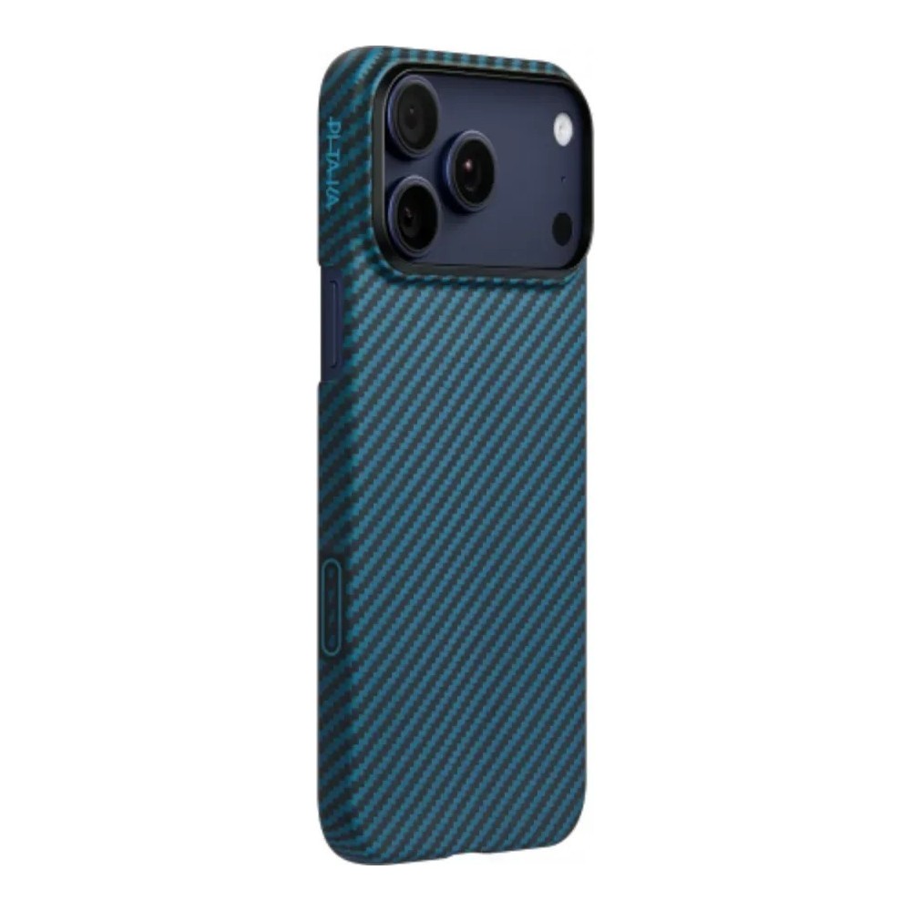 Чехол Pitaka Ultra-Slim Case для iPhone 17 Pro (Ink Horse Painting (Azure Green))